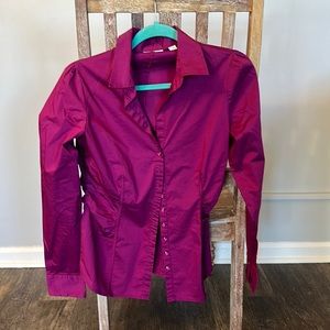 Womens New York & Company Button Down Shirt